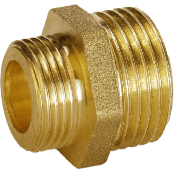 Ніпель редукційний 3/4″х1/2″ЗЗ латунний А0511А