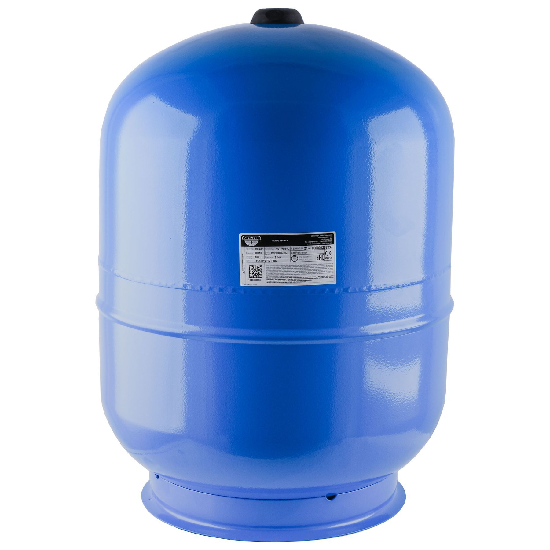 Гідроакумулятор з фіксованою мембраною 80 л Zilmet HYDRO-pro 10bar ( 11A0008000 )
