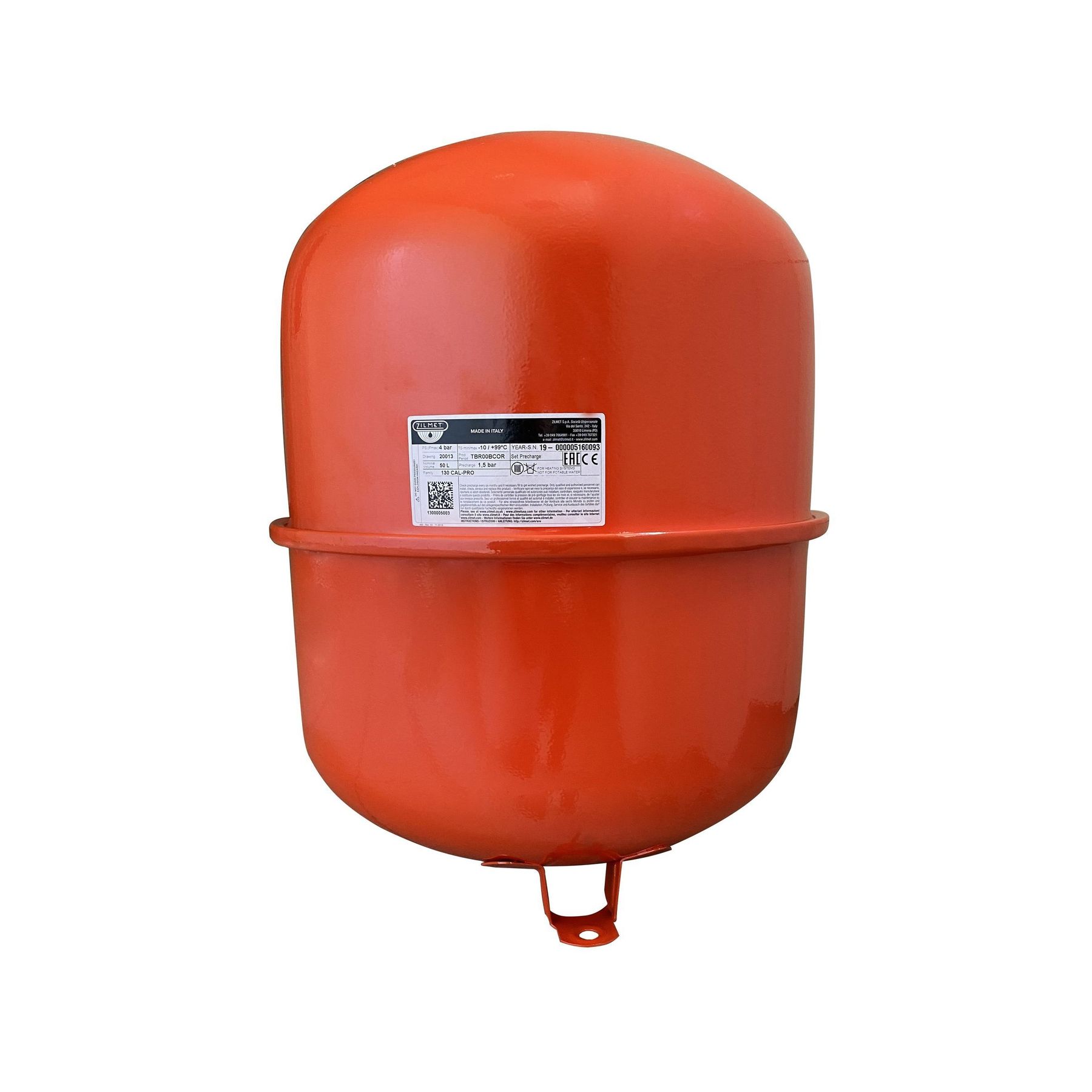 Бак Zilmet cal-pro для систем опалення 50л. 4bar ( 1300005003 ) з ніжками