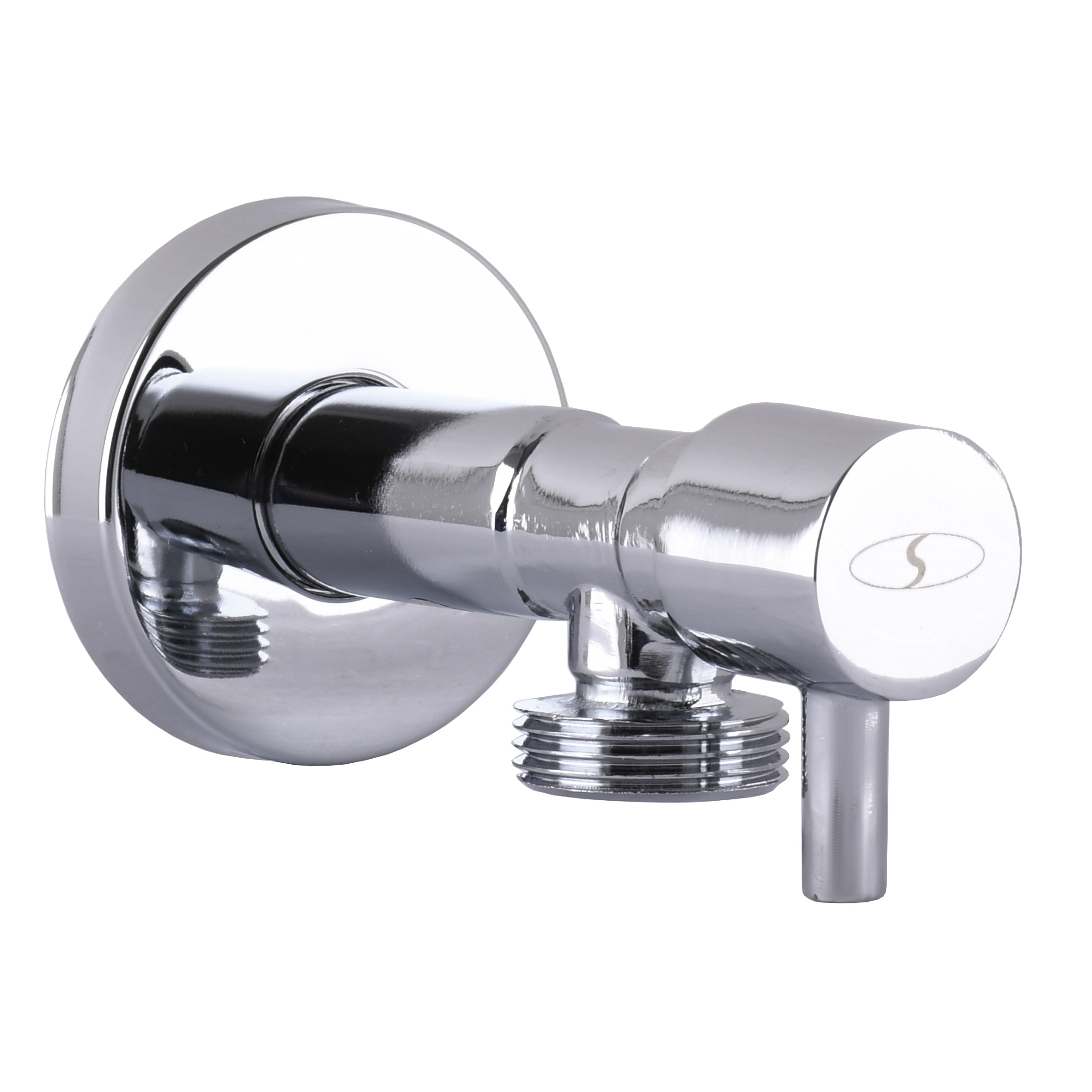 Кран напівобертовий кутовий SOLOMON 1/2″х1/2″ Lazer 7076 ( 2 ШТ)