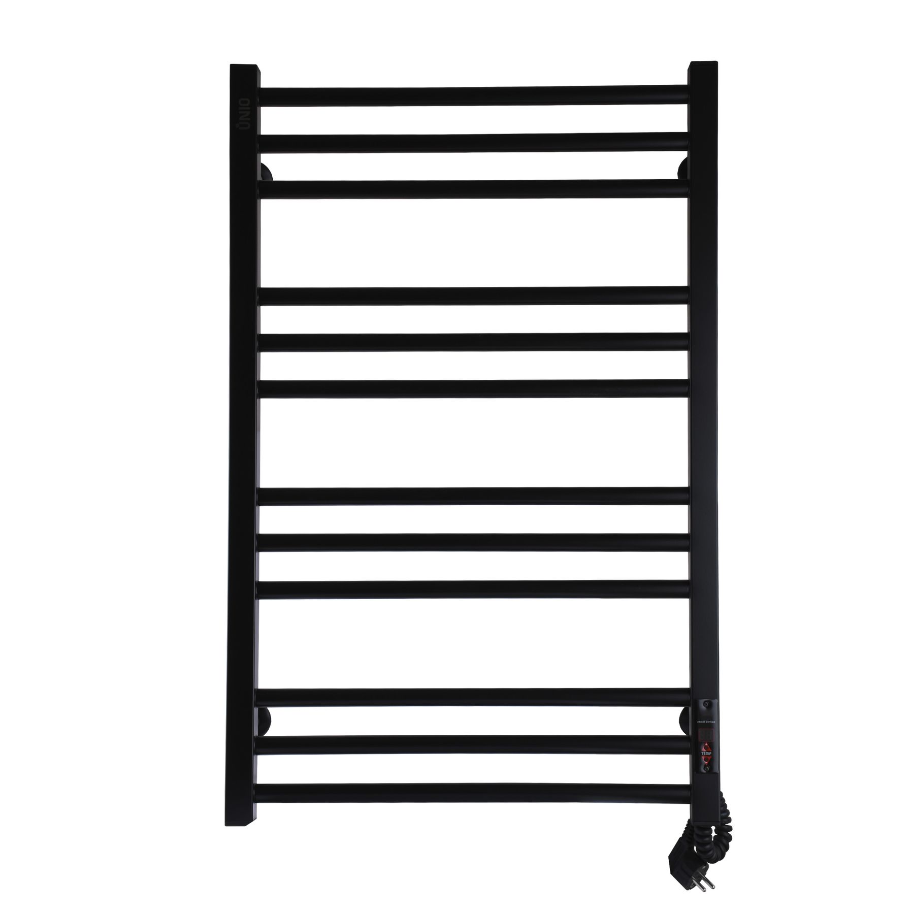 Рушникосушарка UNIO MS EU 800-500-12 BLK Модена електро чорна