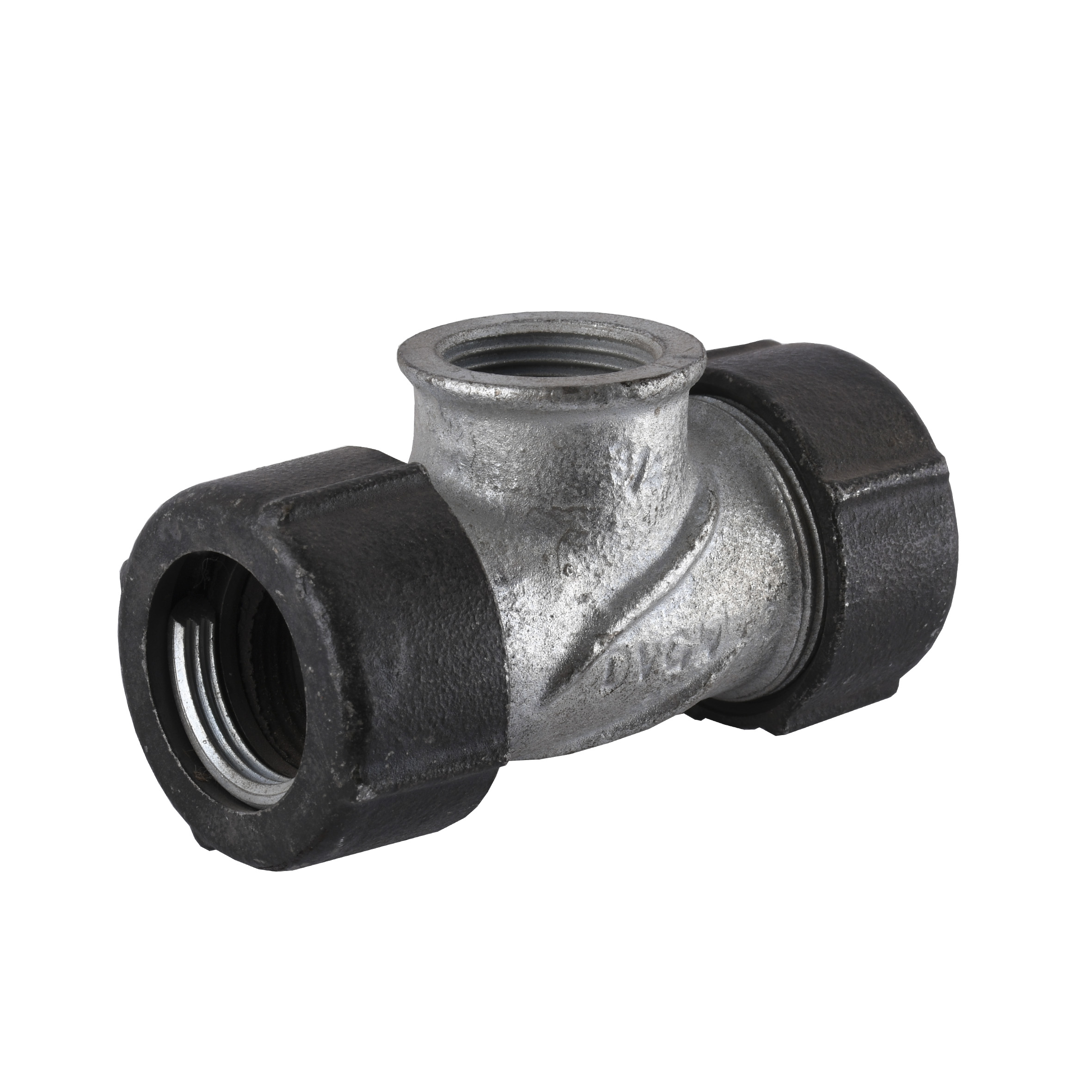 З`єднання зажимне потрійне 3/4″(Ø25мм)х3/4″В чавунне QТ Gebo