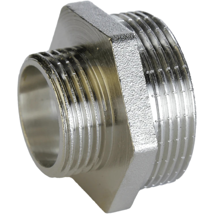 Ніпель редукційний 1 1/4″х 3/4″ЗЗ нікельований А0593А(нк)