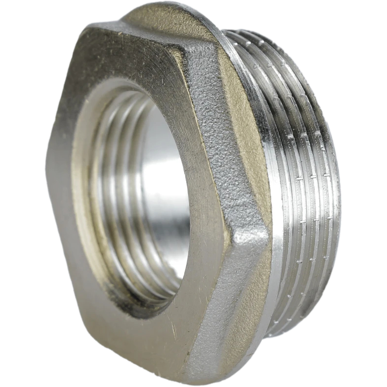 Футорка 1 1/2″х 1″ЗВ нікельована А0714А(нк)