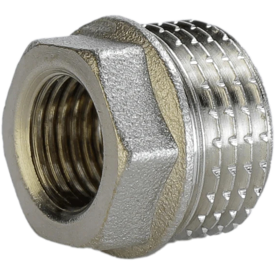 Футорка 1/2″х1/4″ЗВ нікельована (манометр) А0723А(нк)