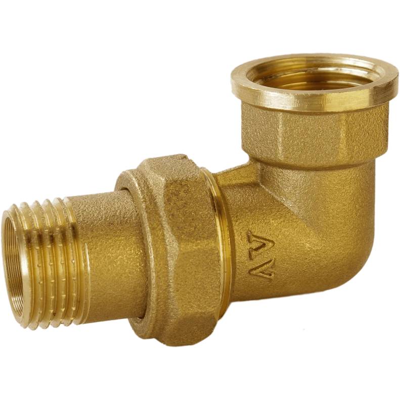 Згін американка кутова 3/4″ВЗ латунна Б0839А