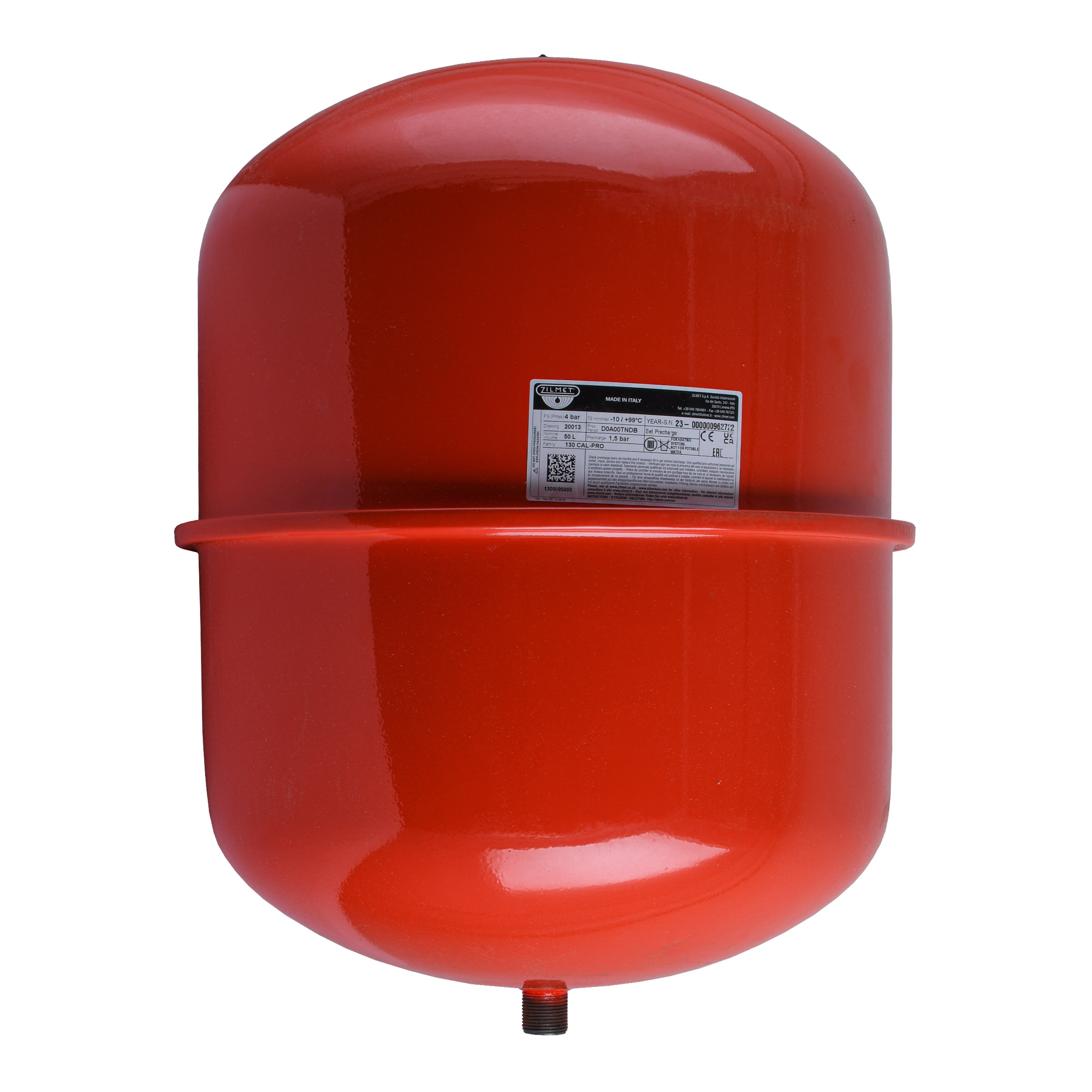 Бак Zilmet cal-pro для систем опалення 50л. 4bar ( 1300005000 )