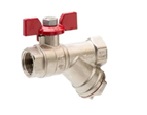Кран кульовий з фільтром ″ARCO Sena″ 3/4″ вн./вн. 152504 (Метелик)