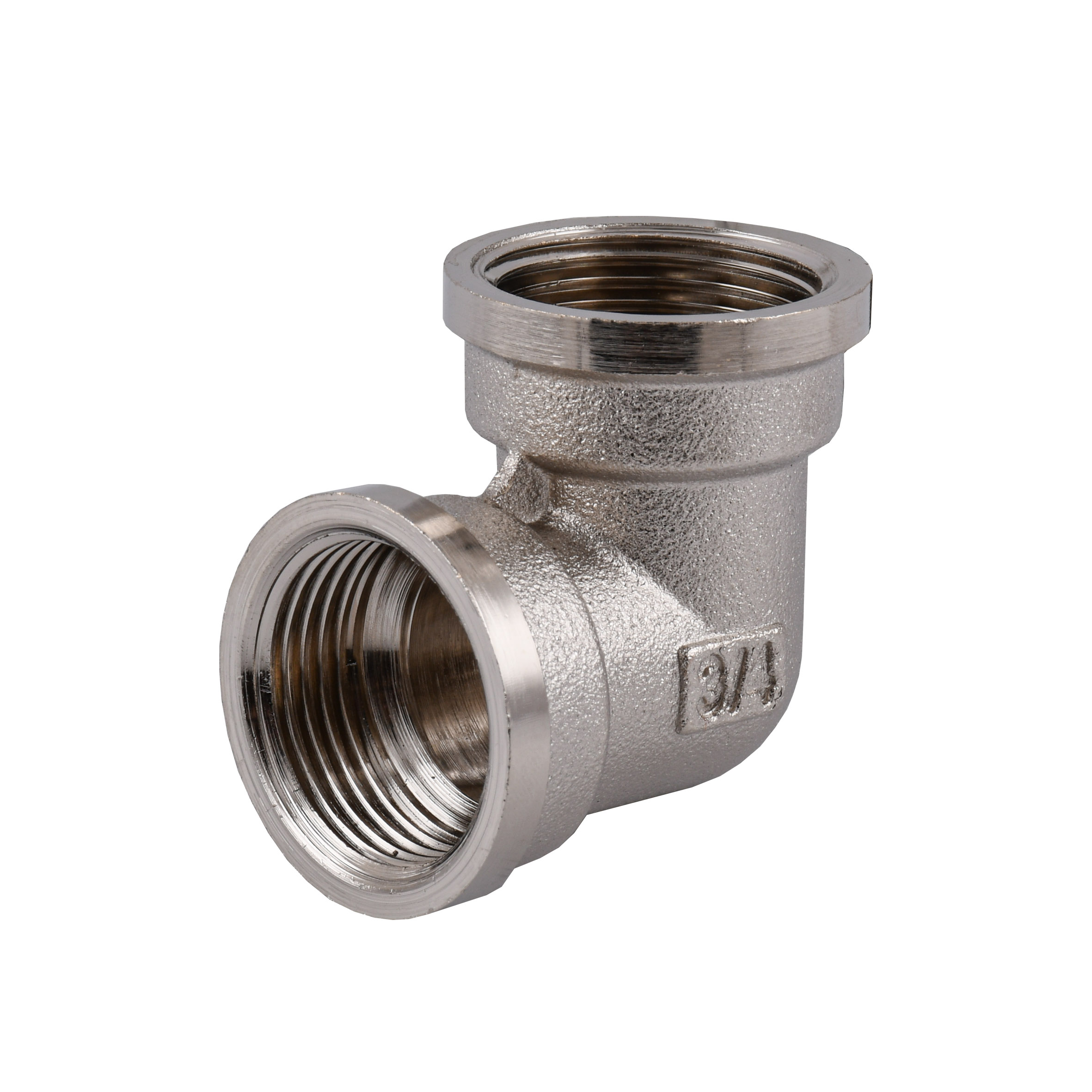 Кутник 3/4″ВВ нікельований NL441S OPTIMUM