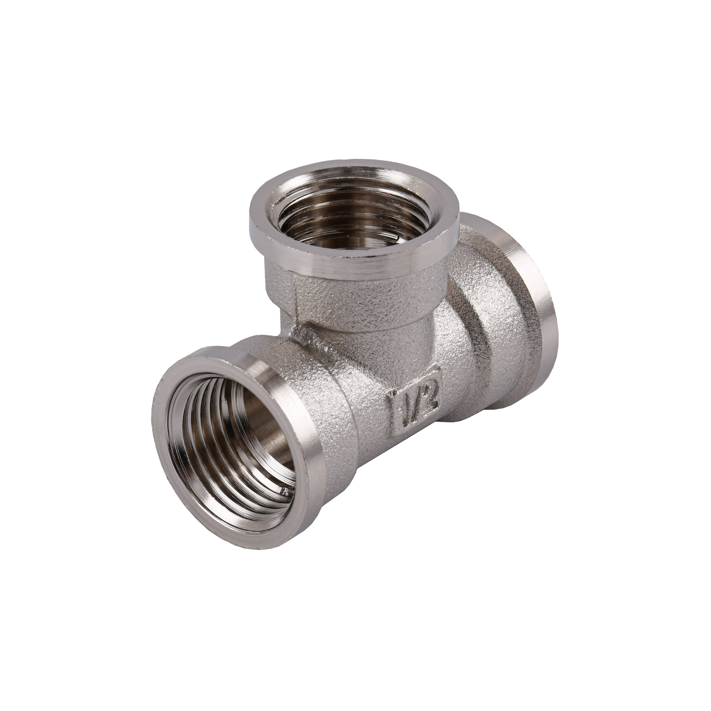 Трійник 1/2″ВВВ нікельований NT331S OPTIMUM