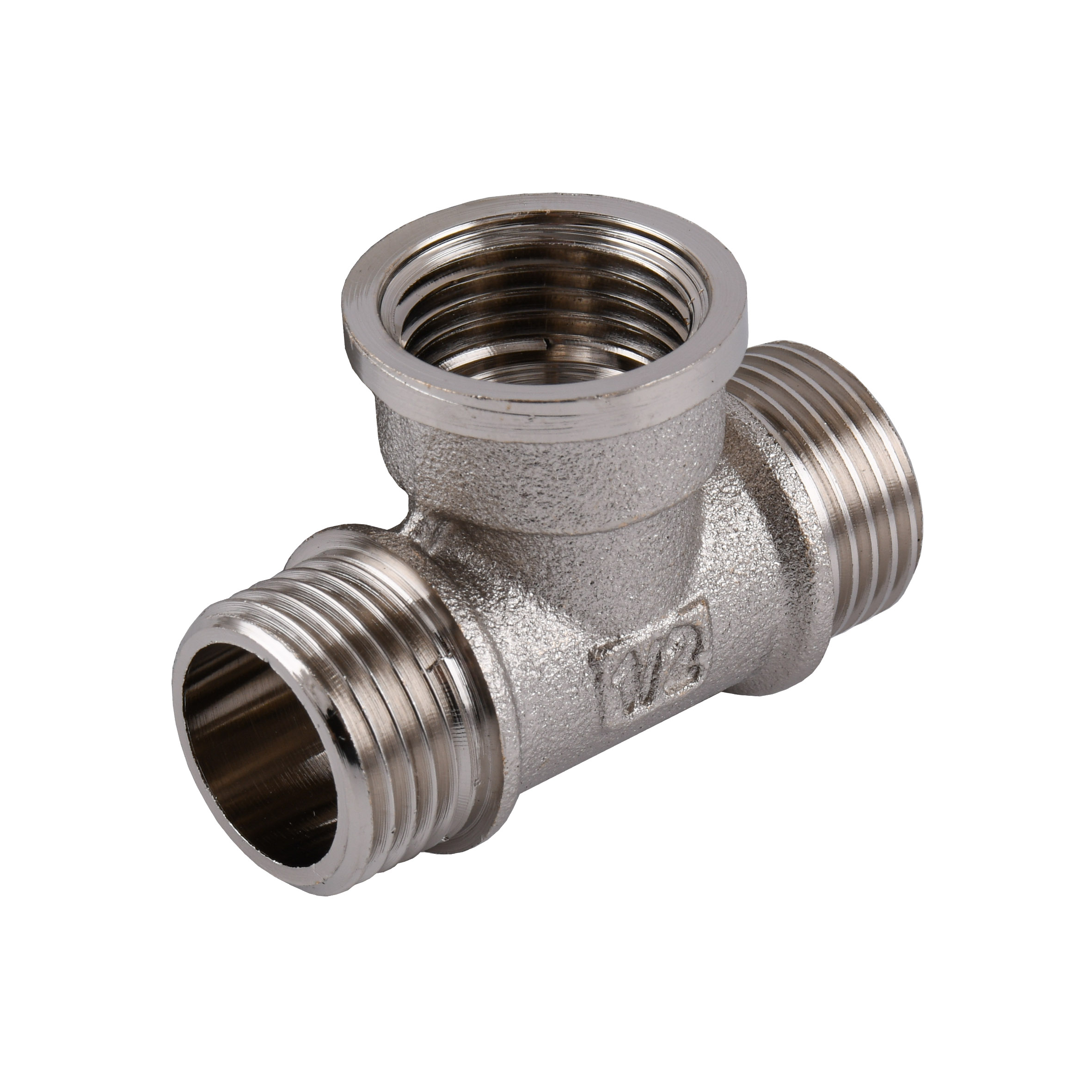 Трійник 1/2″ЗВЗ нікельований NT337S OPTIMUM