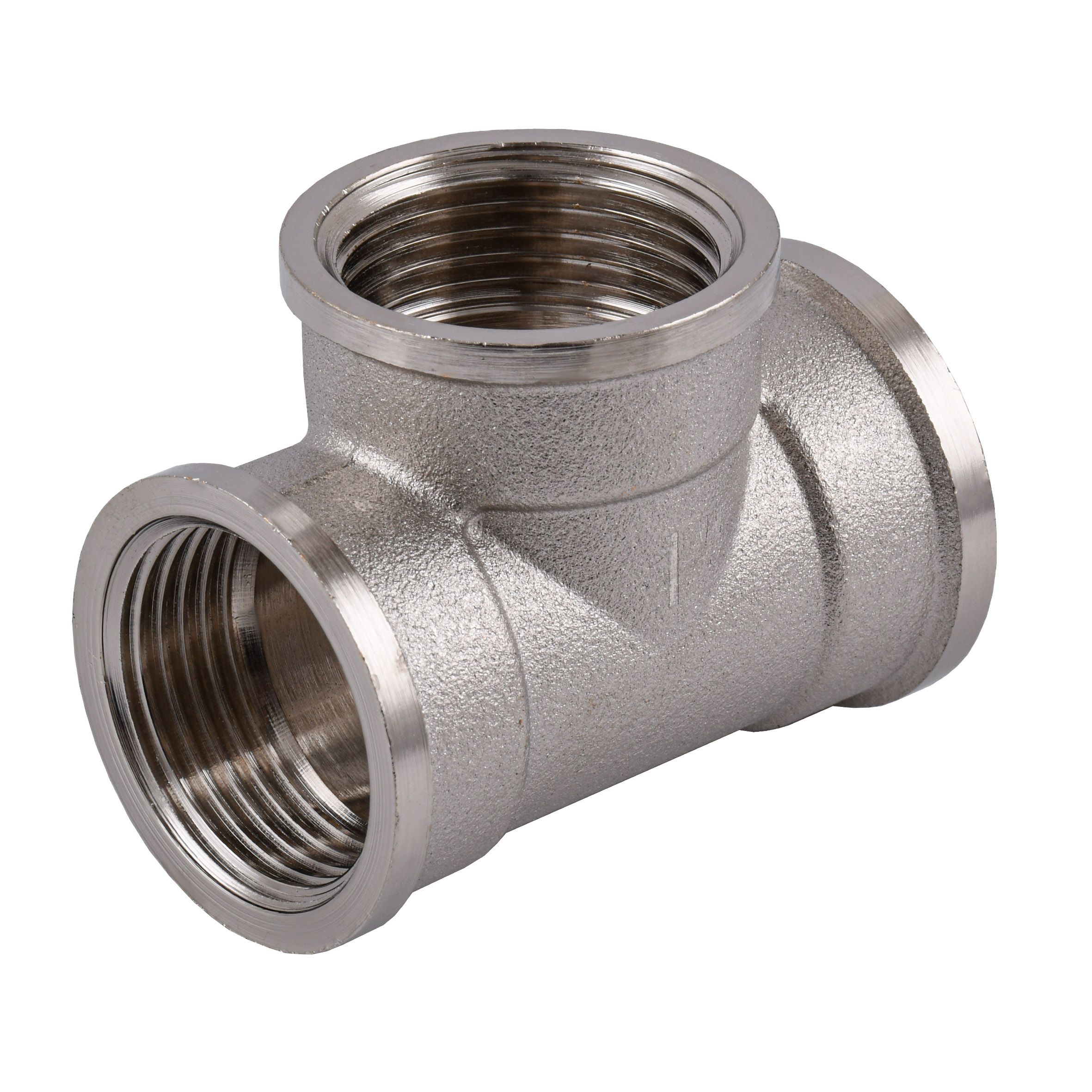 Трійник 1″ВВВ нікельований NT551S OPTIMUM