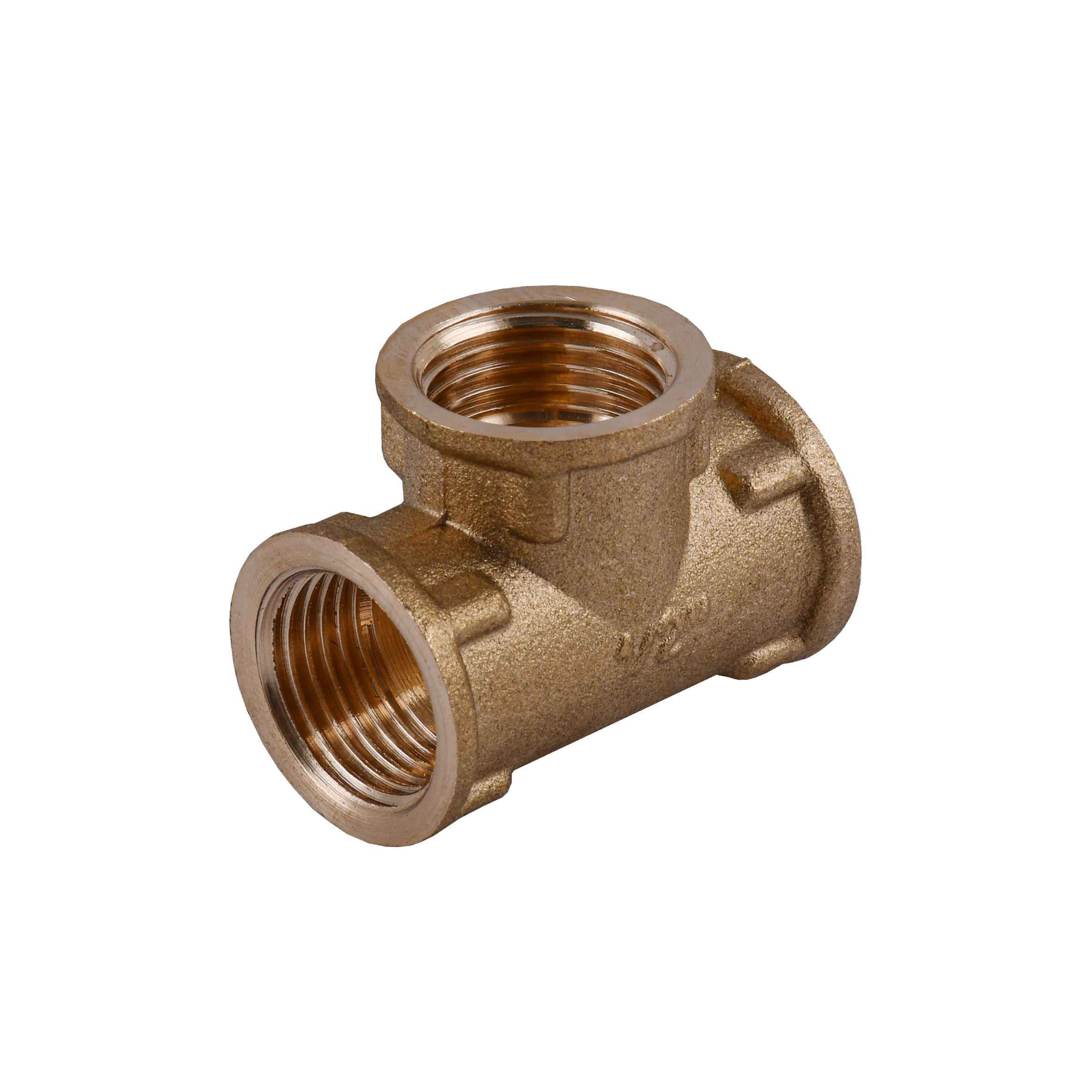 Трійник 1/2″ВВВ латунний LT331S OPTIMUM
