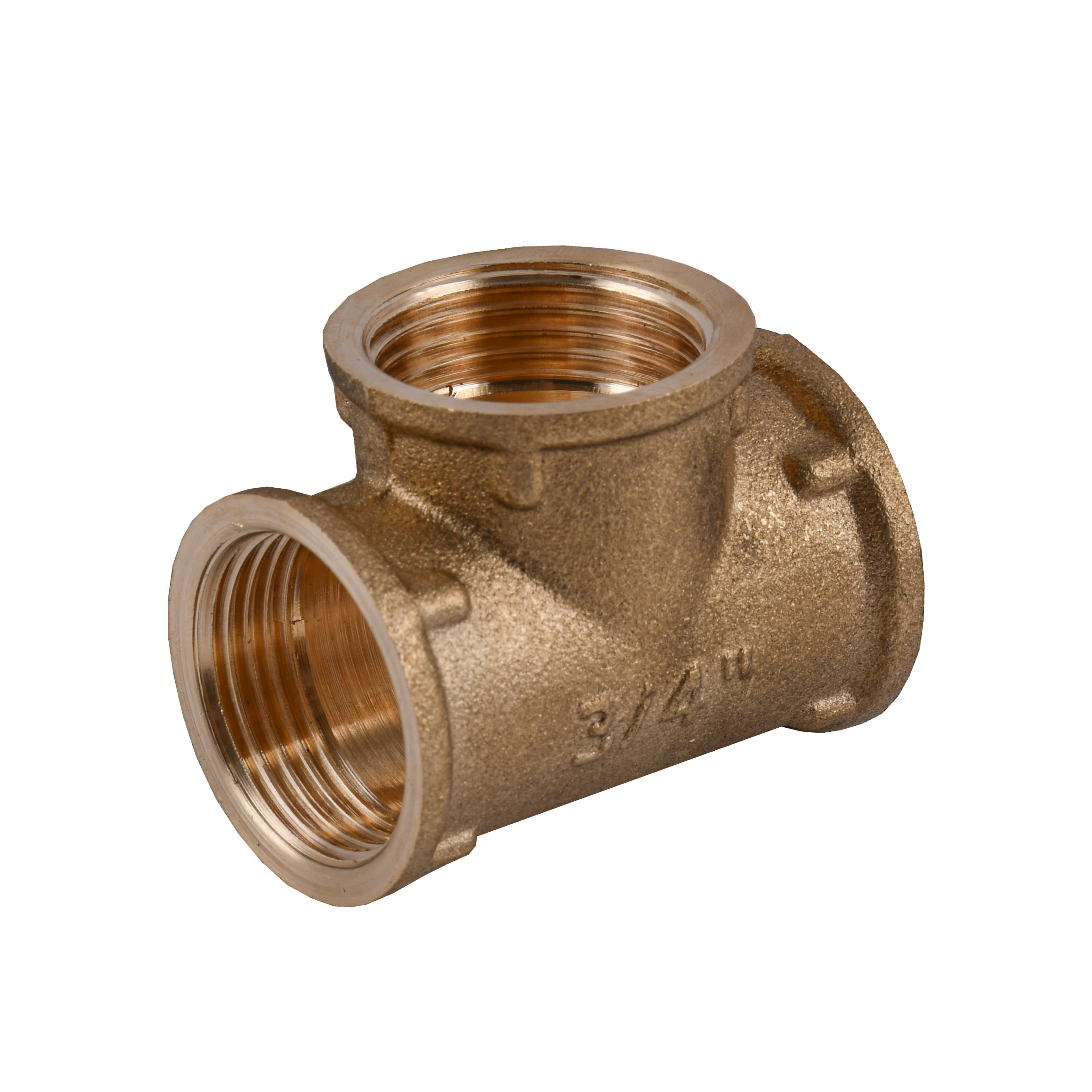 Трійник 3/4″ВВВ латунний LT441S OPTIMUM