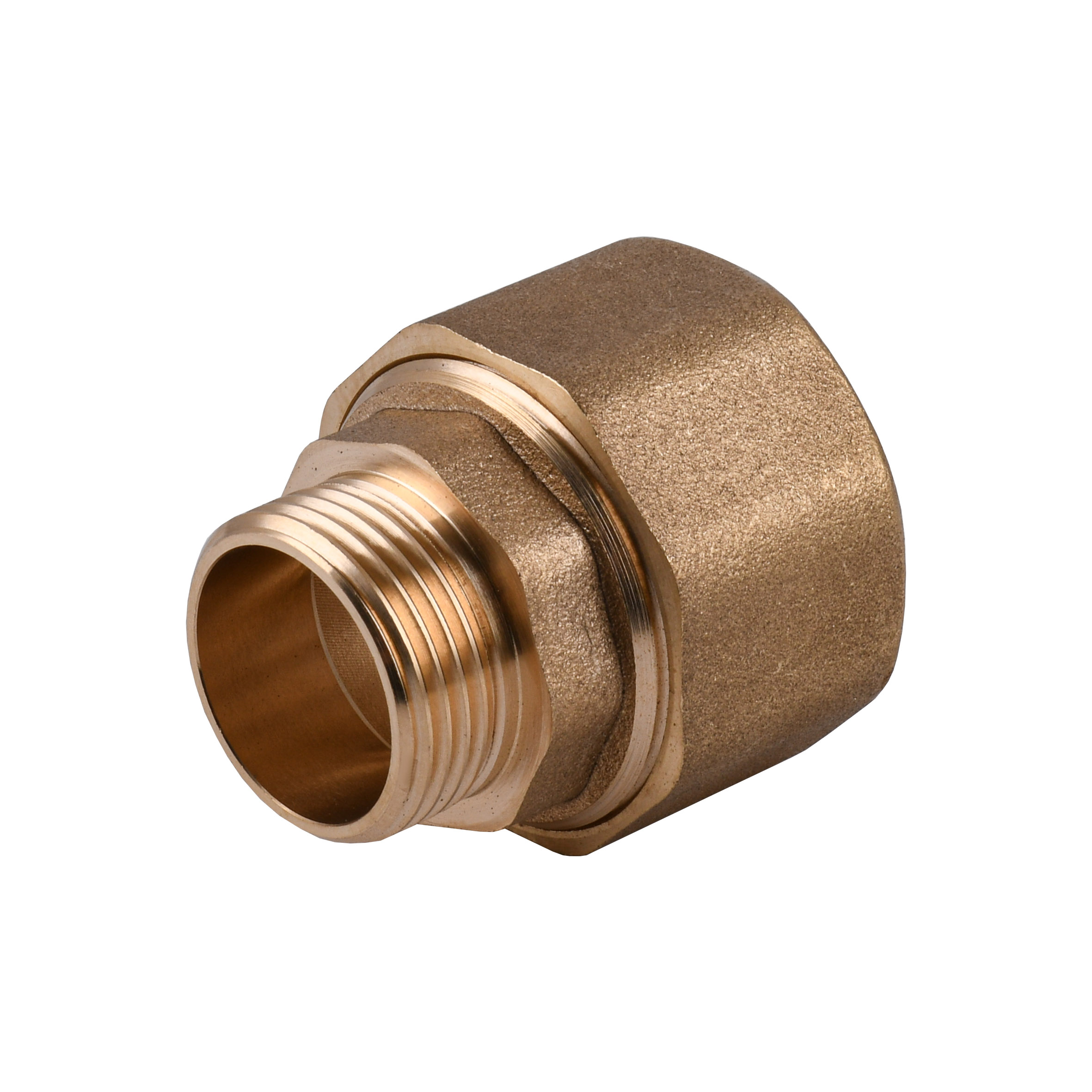 З`єднання зажимне пряме для труби Ø28мм 3/4″З латунне LS442S OPTIMUM