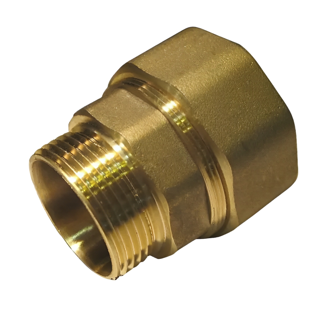 З`єднання зажимне пряме для труби Ø34мм 1″З латунне LS552S OPTIMUM