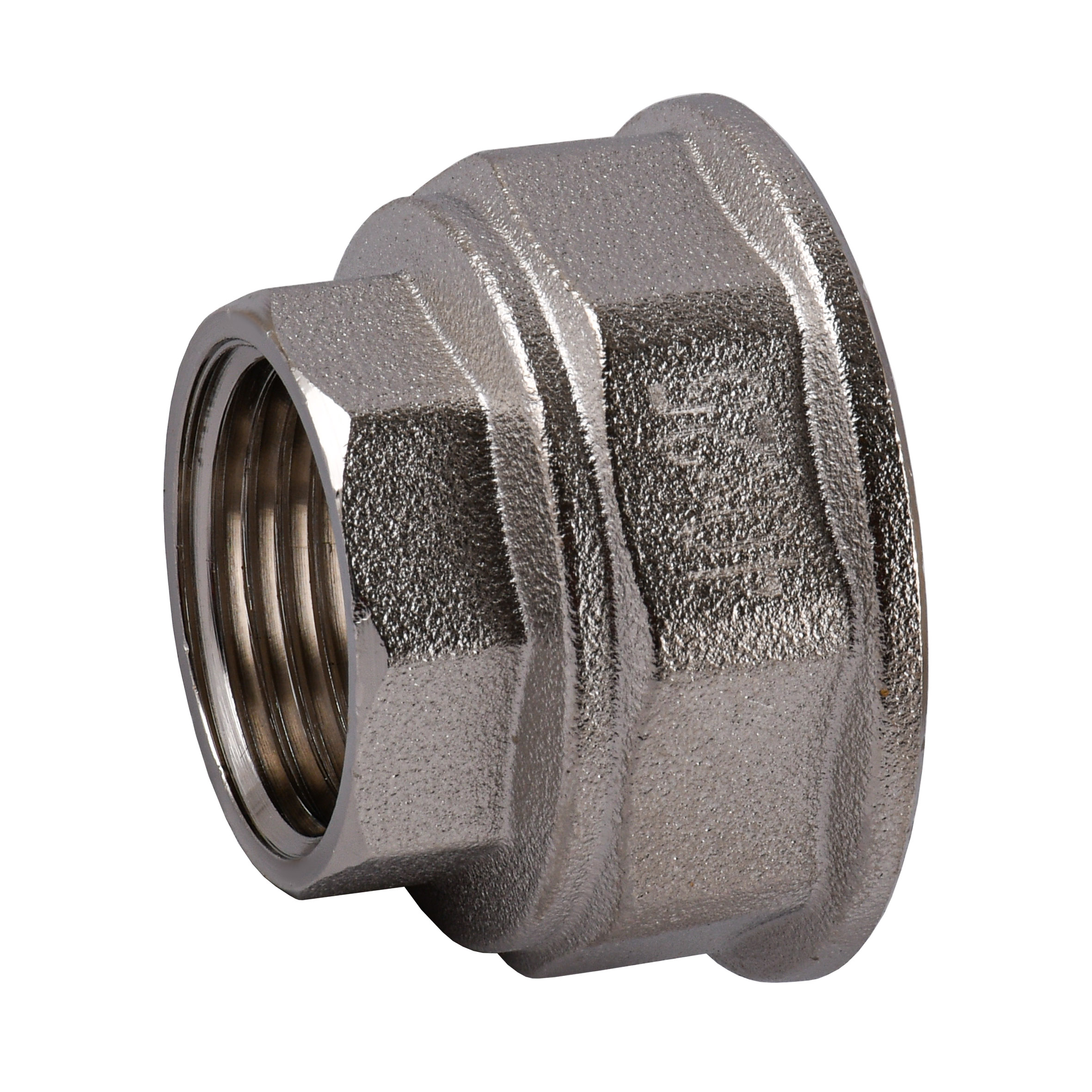 Муфта редукційна 1 1/4″х1″ВВ нікельована восьмигранна NM651O OPTIMUM