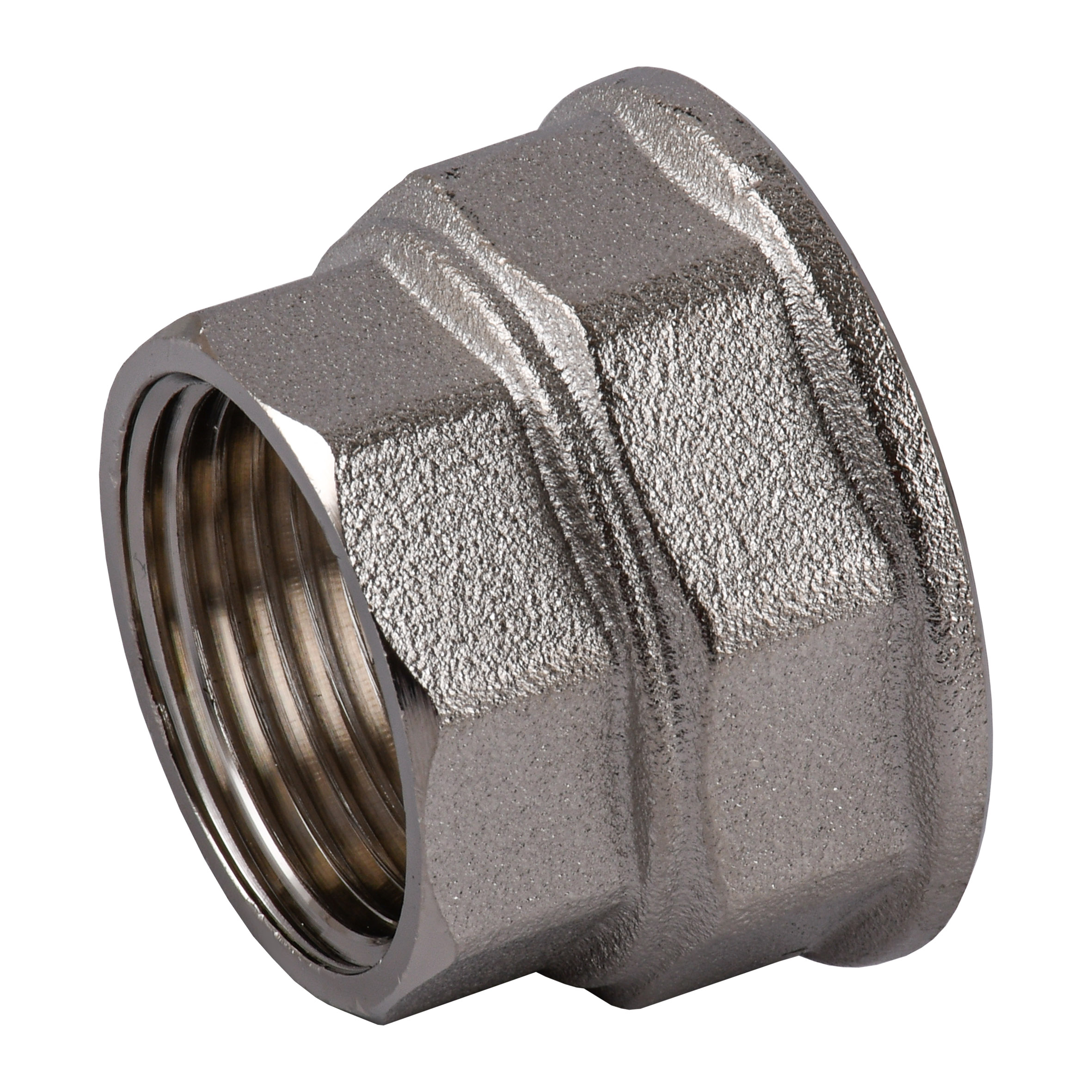Муфта редукційна 1 1/2″х1″ВВ нікельована восьмигранна NM751O OPTIMUM