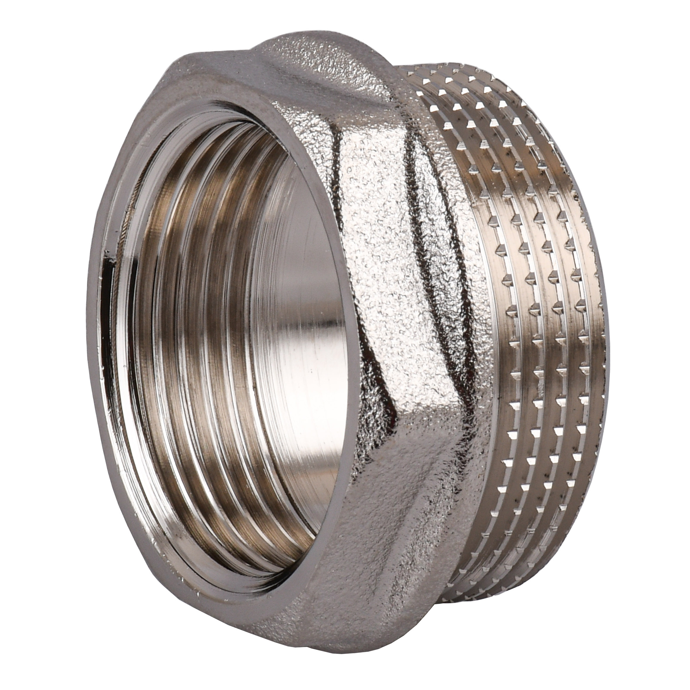 Футорка 1 1/2″х1 1/4″ЗВ нікельована NF763S OPTIMUM