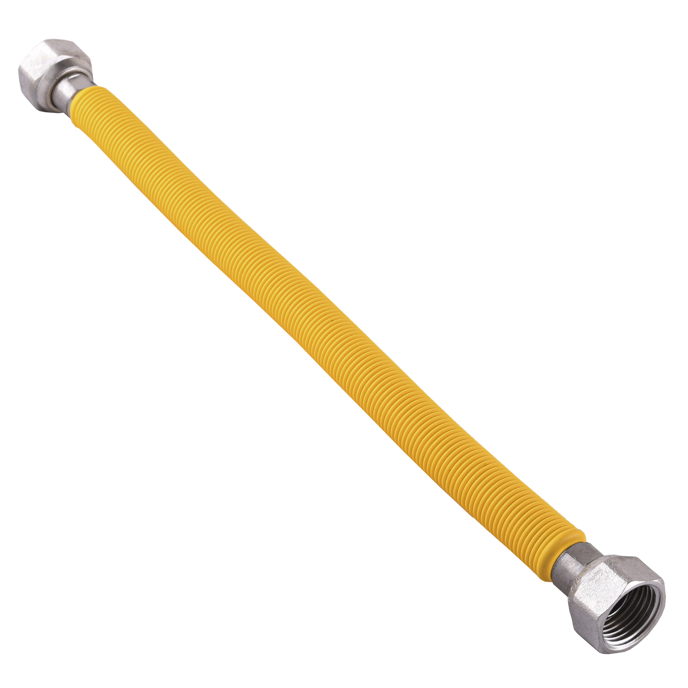 Шланг газовий TUCAI 1/2″х1/2″ ВВ 300мм-510мм ABS PressINOX-9403