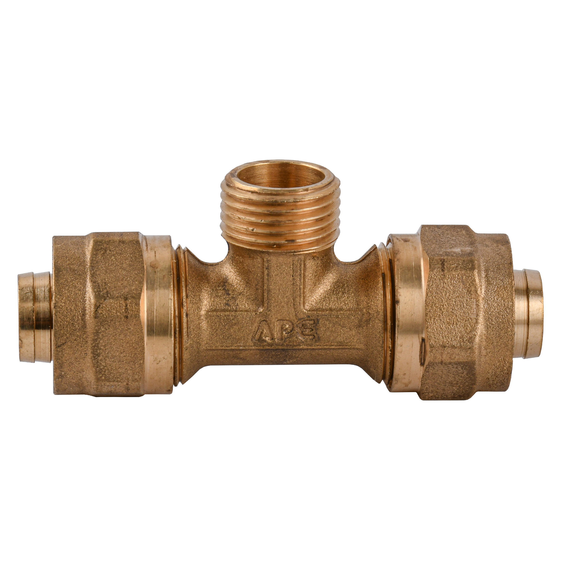 Трійник із зовнішньою різьбою APE ITALY 733 L 20х1/2″x20